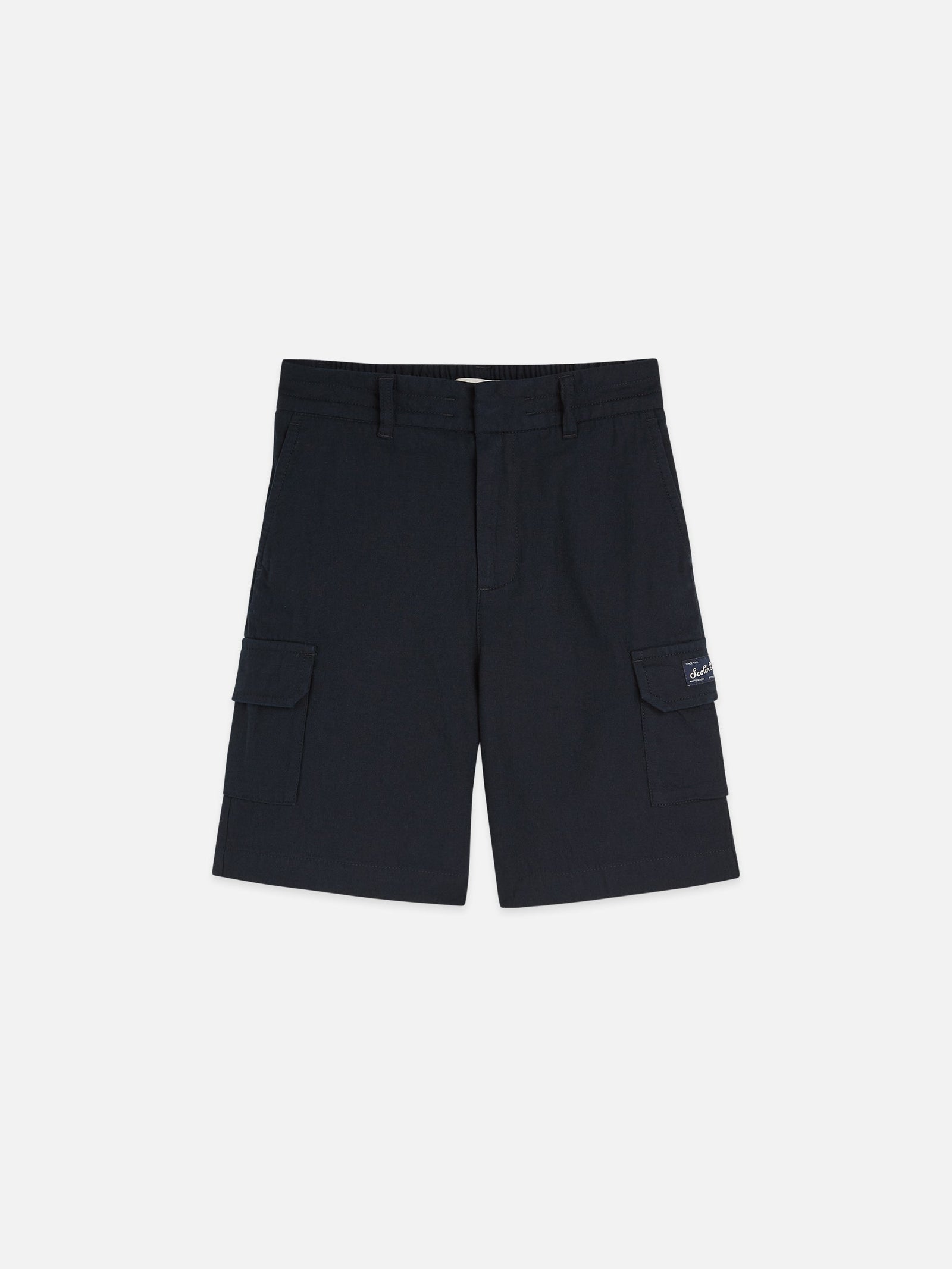 Scotch & Soda COTTONLINEN CARGO REGULARFIT SHORTS