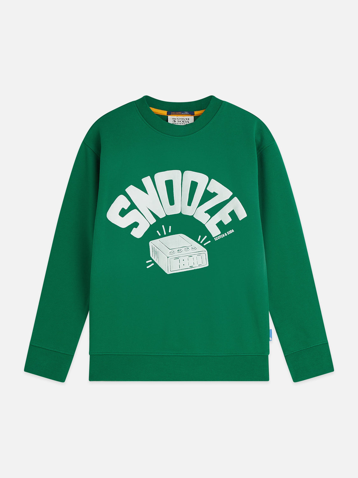 Scotch & Soda Front artwork washed relaxedfit sweatshirt