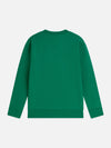 Jongens Front artwork washed relaxedfit sweatshirt van Scotch & Soda in de kleur GREEN JACKET in maat 176.