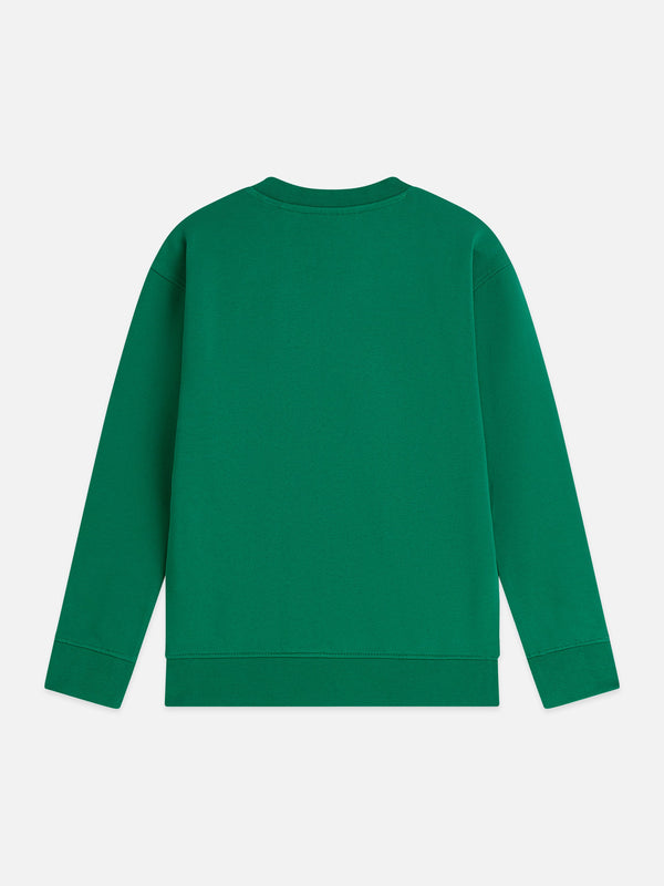 Scotch & Soda Front artwork washed relaxedfit sweatshirt