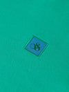 Jongens Logo badge regularfit sweatshirt van Scotch & Soda in de kleur SPECTRA GREEN in maat 176.