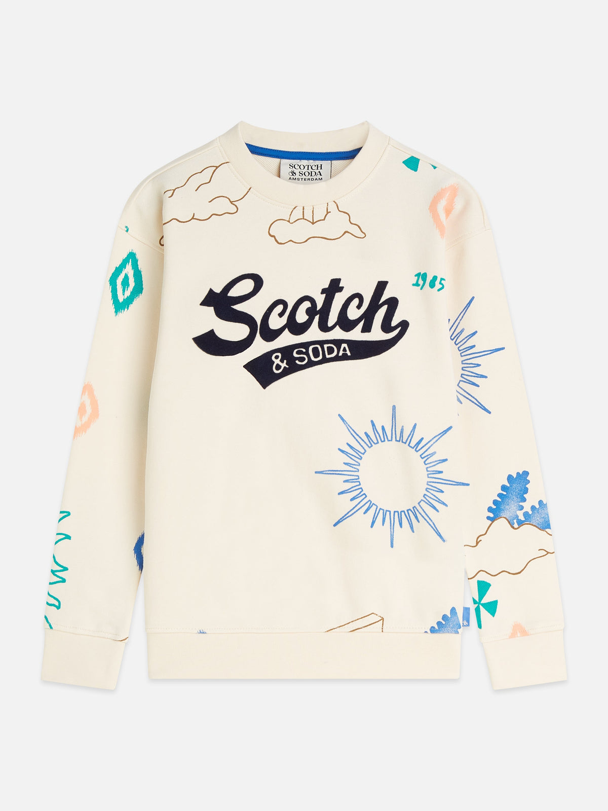 Scotch & Soda Printed relaxedfit sweatshirt