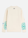 Jongens Printed relaxedfit sweatshirt van Scotch & Soda in de kleur EGGNOG in maat 176.