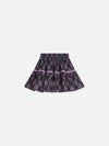 Meisjes Printed cotton skirt van Scotch & Soda in de kleur SOFT GEO AFRICAN VIOLET in maat 176.