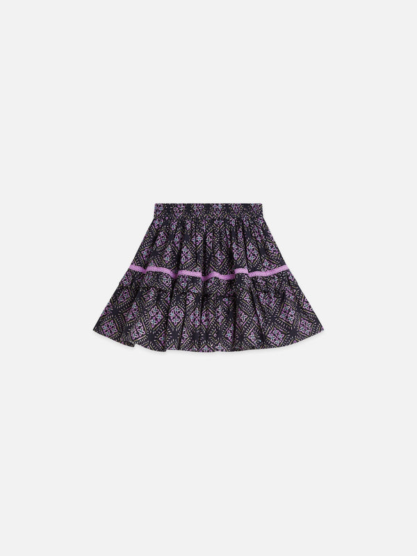 Scotch & Soda Printed cotton skirt