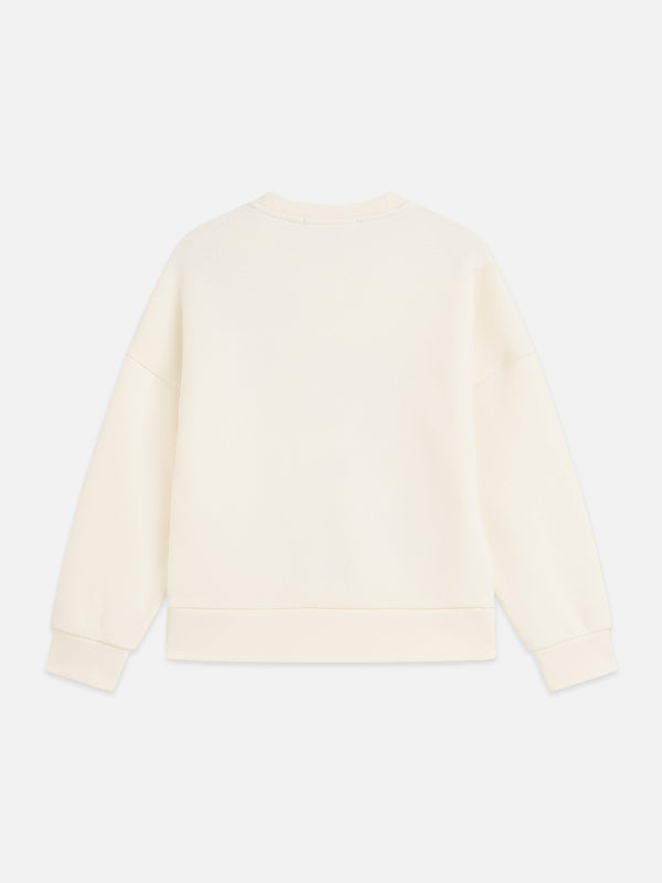 Scotch & Soda Placed embroidery relaxedfit sweatshirt