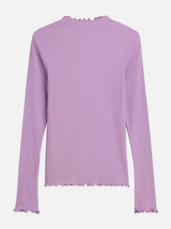 Scotch & Soda Ribbed slimfit longsleeved Tshirt