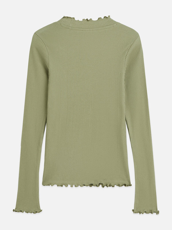 Scotch & Soda Ribbed slimfit longsleeved Tshirt