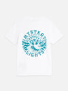 Jongens FRONT AND BACK REGULARFIT TSHIRT van Scotch & Soda in de kleur BRIGHT WHITE in maat 176.