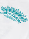Jongens FRONT AND BACK REGULARFIT TSHIRT van Scotch & Soda in de kleur BRIGHT WHITE in maat 176.