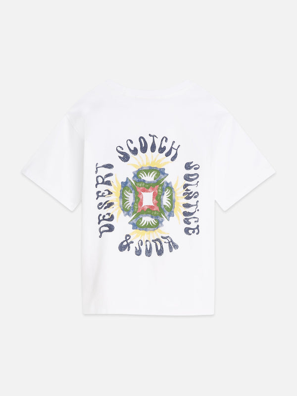 Scotch & Soda FRONT AND BACK ARTWORK RELAXED FIT TSHIRT