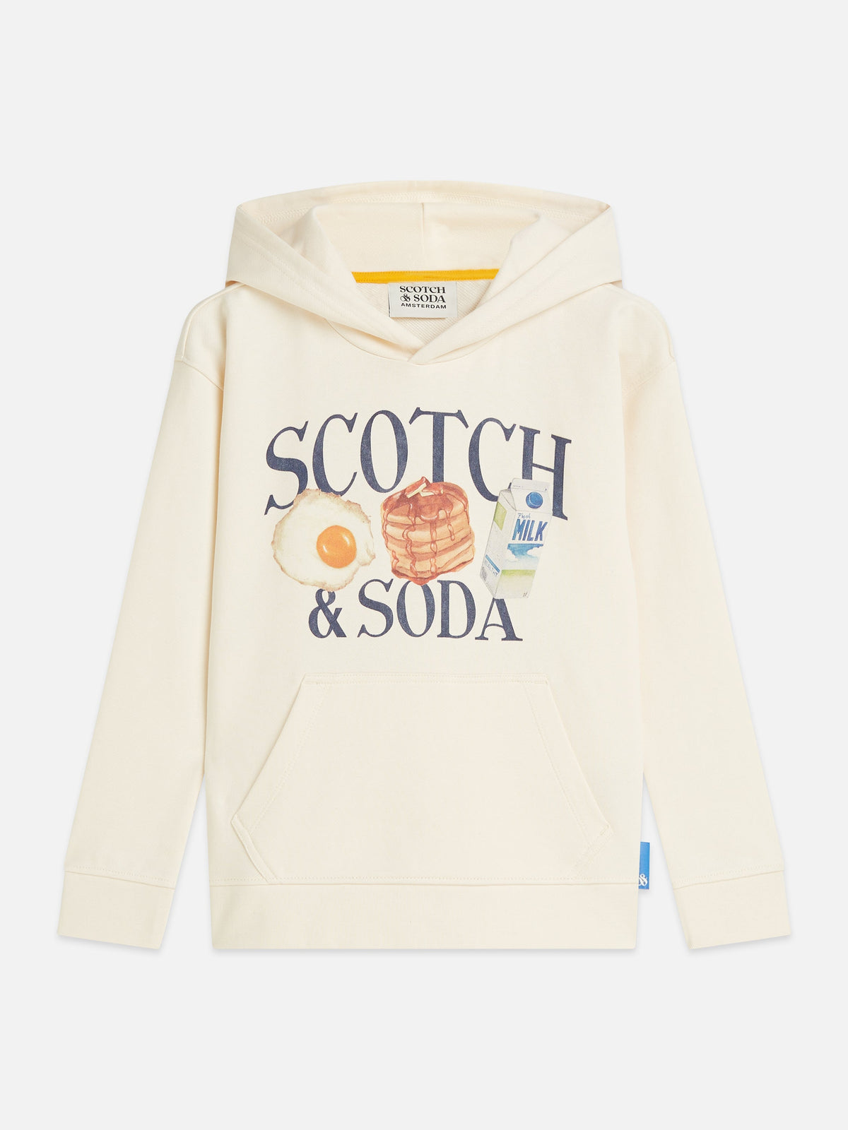 Scotch & Soda Front artwork relaxedfit hoodie