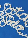 Meisjes Embroidery relaxedfit sweatshirt van Scotch & Soda in de kleur STRONG BLUE in maat 176.