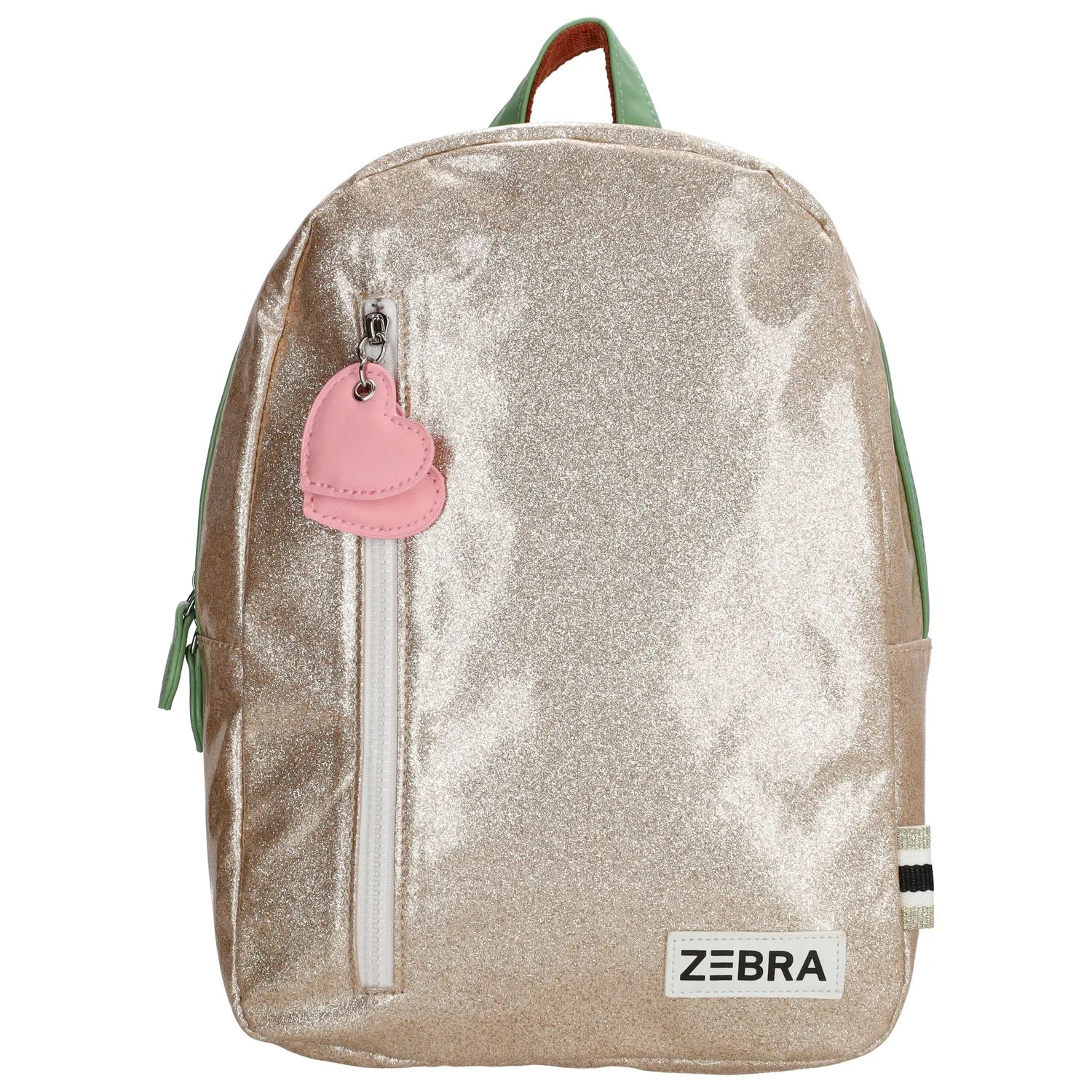Zebra Backpack (M) - Gold metallic Leo