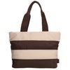 Zebra Elske Shopper streep beige/bruin