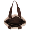 Zebra Elske Shopper streep beige/bruin