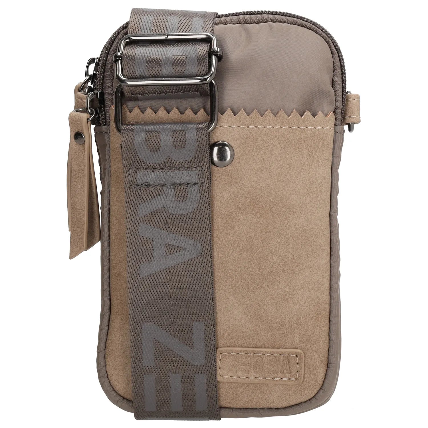 Zebra Telefoontasje Elske - Donkertaupe