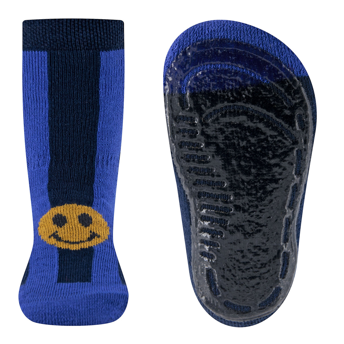 Ewers Anti-slip sokken Streep met smiley