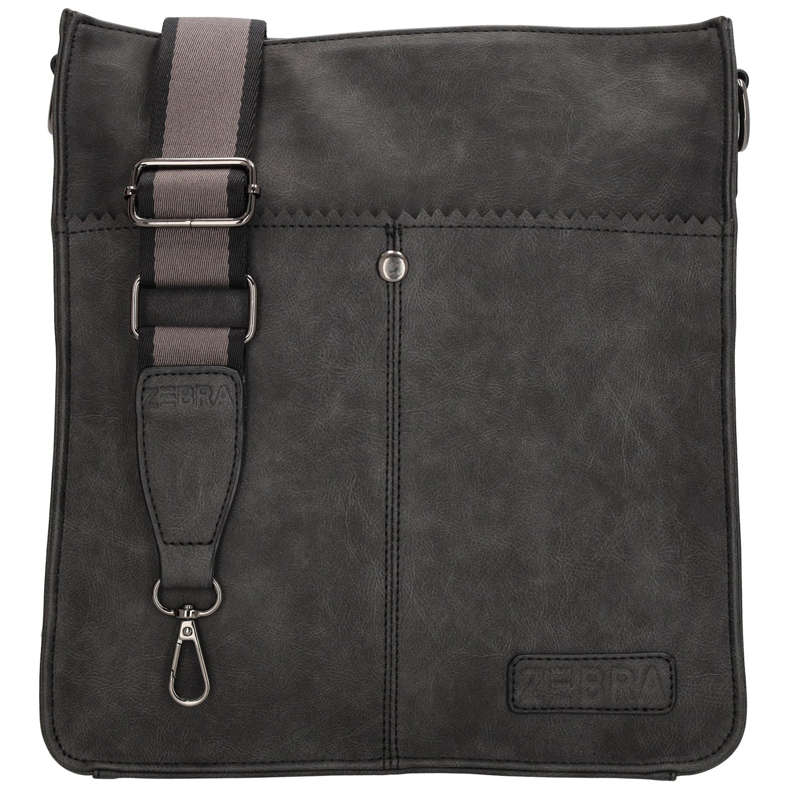 Zebra Schoudertas Cynthia - Zwart