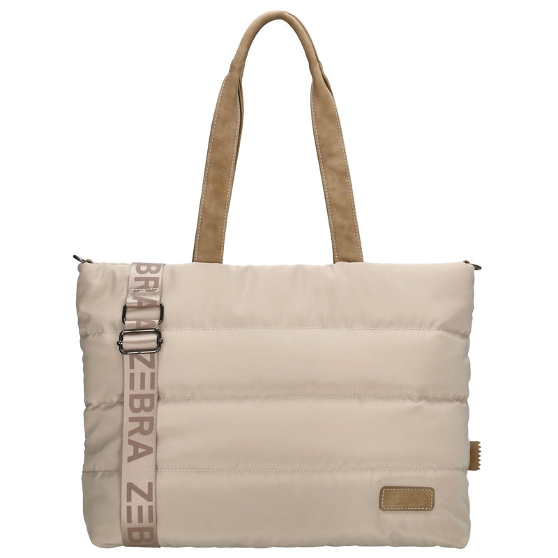 Zebra Elske Laptoptas 15,6 inch Licht Taupe