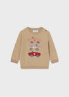 Mayoral Intarsia embroidered jersey