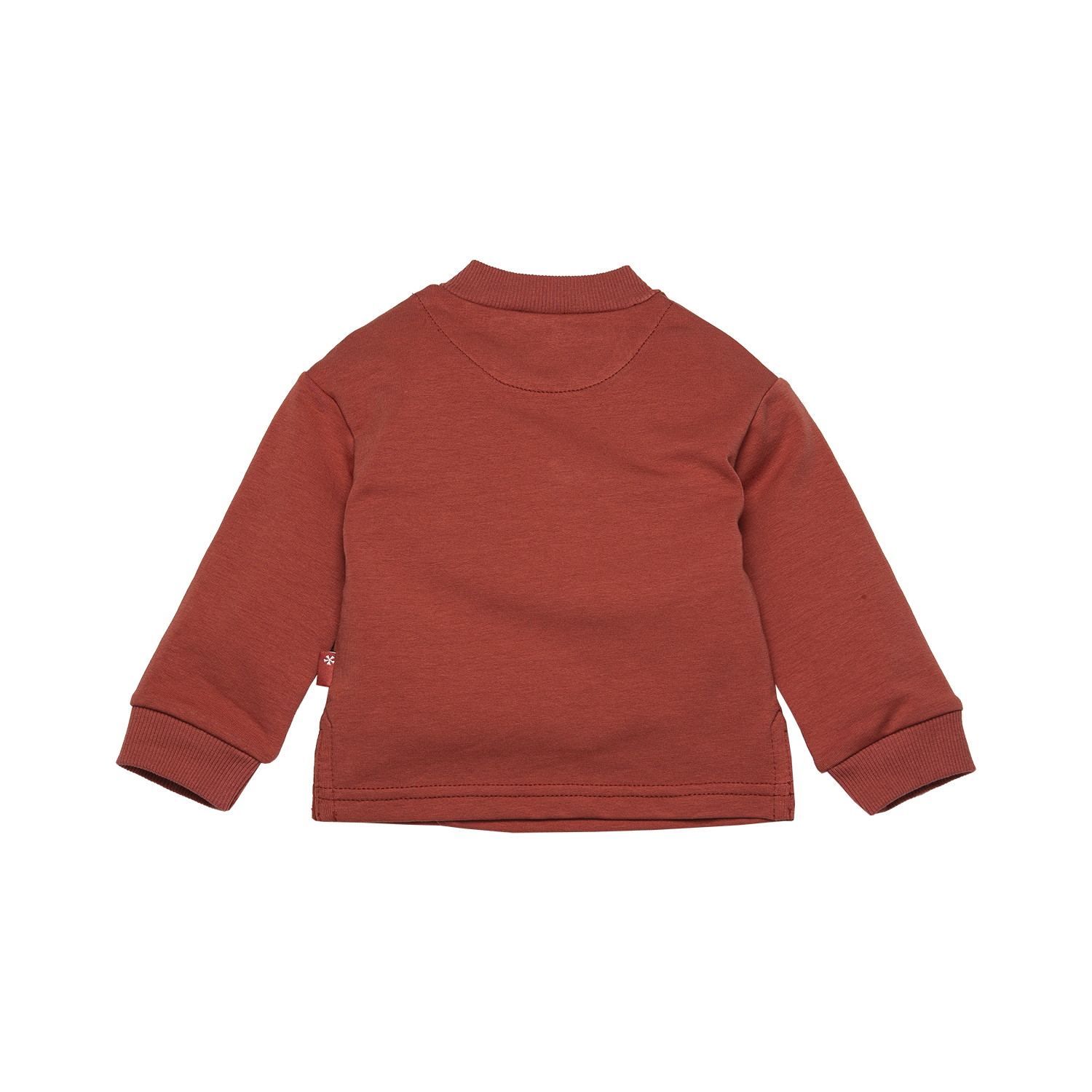 Jongens Sweater Diagonal van B.E.S.S. in de kleur Hot sauce in maat 68.