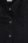 Meisjes Black Denim Gilet van LOOXS 10sixteen in de kleur black in maat 176.