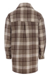 Meisjes Oversized Blouse van LOOXS 10sixteen in de kleur check in maat 176.