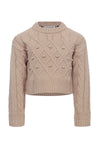 Meisjes Pullover van LOOXS 10sixteen in de kleur Beige in maat 176.