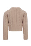 Meisjes Pullover van LOOXS 10sixteen in de kleur Beige in maat 176.