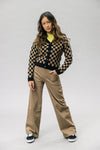 Meisjes Cargo Pants van LOOXS 10sixteen in de kleur Capuccino in maat 176.