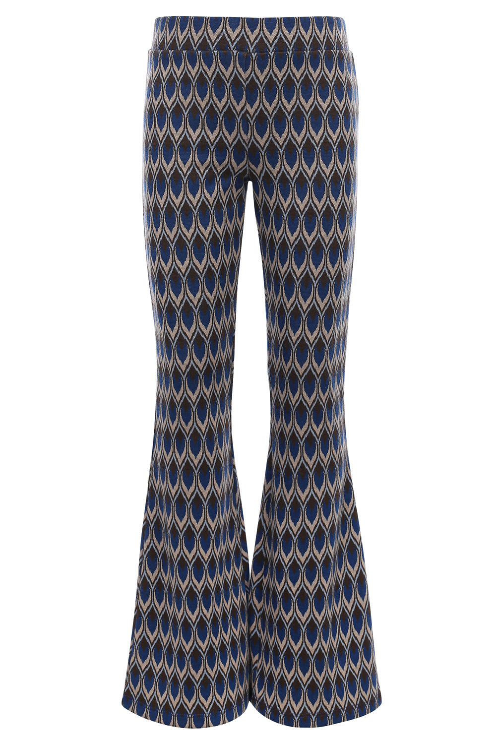 LOOXS 10sixteen Interlock Pattern Flare Pants