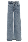 Meisjes Bleach Denim Wide Leg van LOOXS 10sixteen in de kleur bleach denim in maat 176.