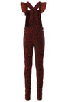 Meisjes Velvet Rib Jumpsuit van LOOXS Little in de kleur Spots ao in maat 128.