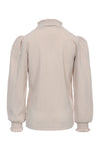 Meisjes Crinkle Collar Top van LOOXS Little in de kleur off white in maat 128.