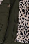 Meisjes Reversible Outerwear Jacket van LOOXS Little in de kleur Dalmation print in maat 128.