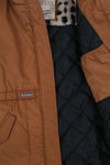 Meisjes Parka van LOOXS Little in de kleur Honey in maat 128.