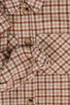 Meisjes Check Outdoor Blouse van LOOXS Little in de kleur Brown check in maat 128.