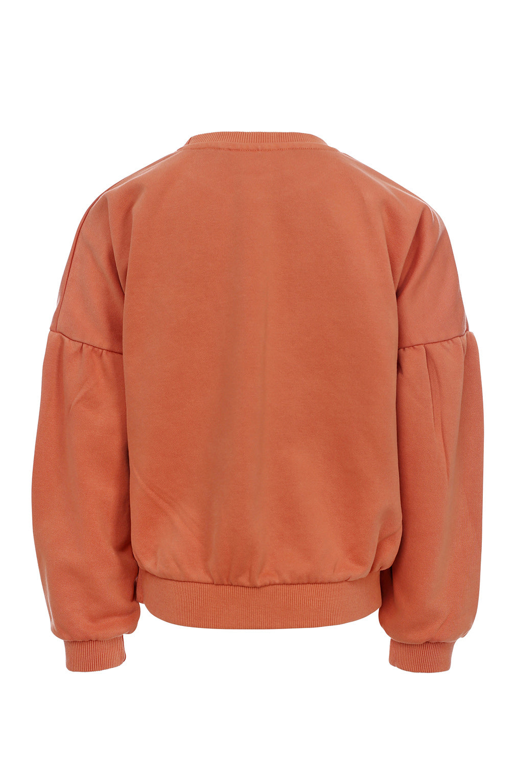 Meisjes Sweater van LOOXS Little in de kleur Warm Orange in maat 128.