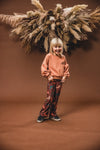 Meisjes Sweater van LOOXS Little in de kleur Warm Orange in maat 128.