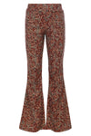 Meisjes Crinkle Flared Pants van LOOXS Little in de kleur Indian block print in maat 128.