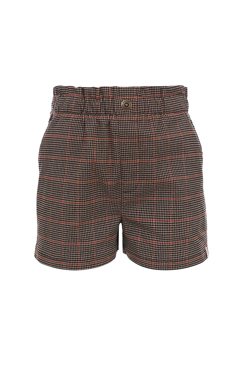 Meisjes Check Short van LOOXS Little in de kleur seventies check in maat 128.