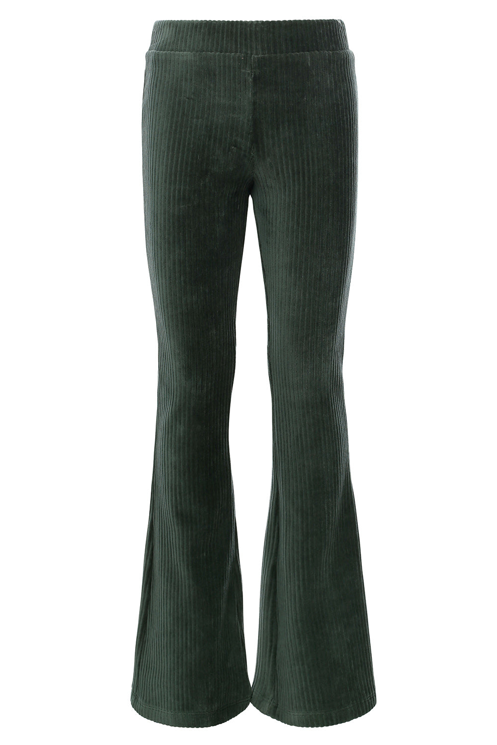 LOOXS Little Velours Rib Flare Pants