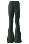 Meisjes Velours Rib Flare Pants van LOOXS Little in de kleur Forest Green in maat 128.