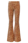 Meisjes Paisley Rib Flare Pants van LOOXS Little in de kleur Vintage paisley in maat 128.
