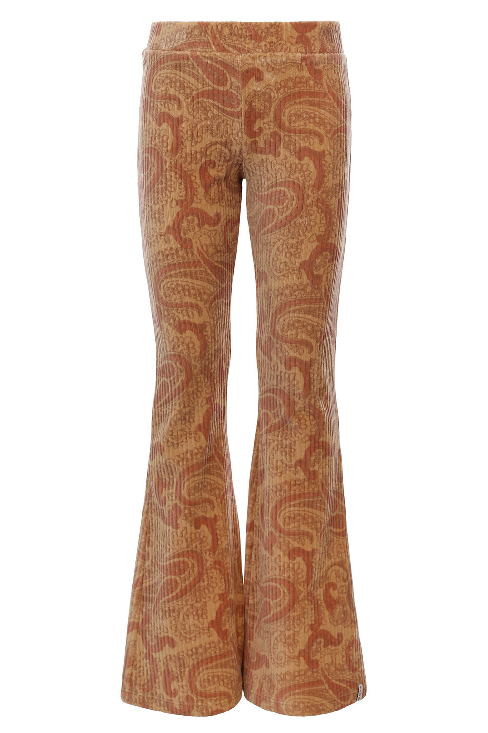 LOOXS Little Paisley Rib Flare Pants