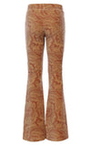 Meisjes Paisley Rib Flare Pants van LOOXS Little in de kleur Vintage paisley in maat 128.