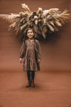 Meisjes Crinkle Wide Dress van LOOXS Little in de kleur Indian block print in maat 128.