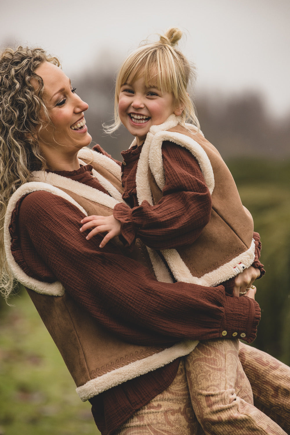 Meisjes Mousseline Blouse van LOOXS Little & Me in de kleur Red Wine in maat L.