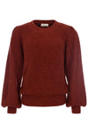 Meisjes Knitted Pullover van LOOXS Little & Me in de kleur TERRA in maat L.